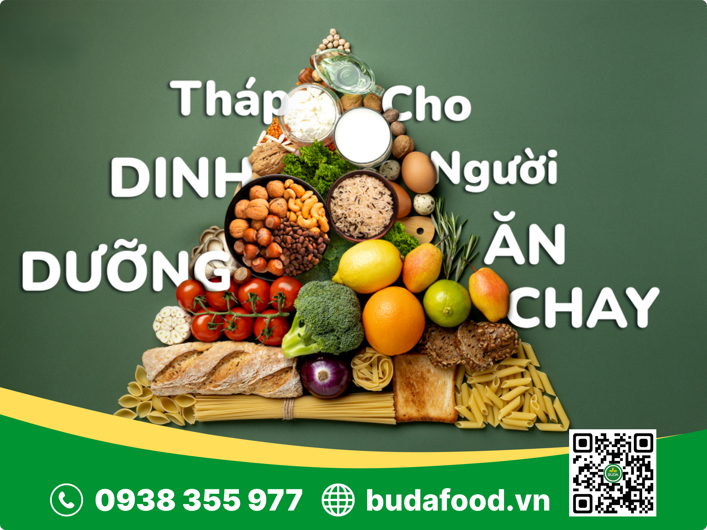 Tháp dinh dưỡng cho người ăn chay: Hiểu đúng để ăn chay đủ chất