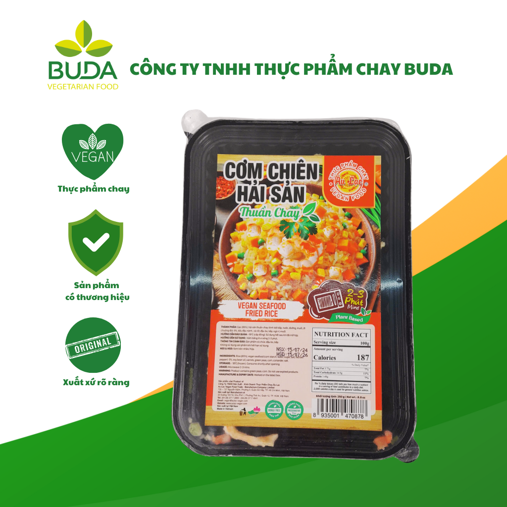 Cơm Chiên Hải Sản Thuần Chay 250g