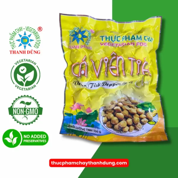 Cá viên tiêu chay 500g
