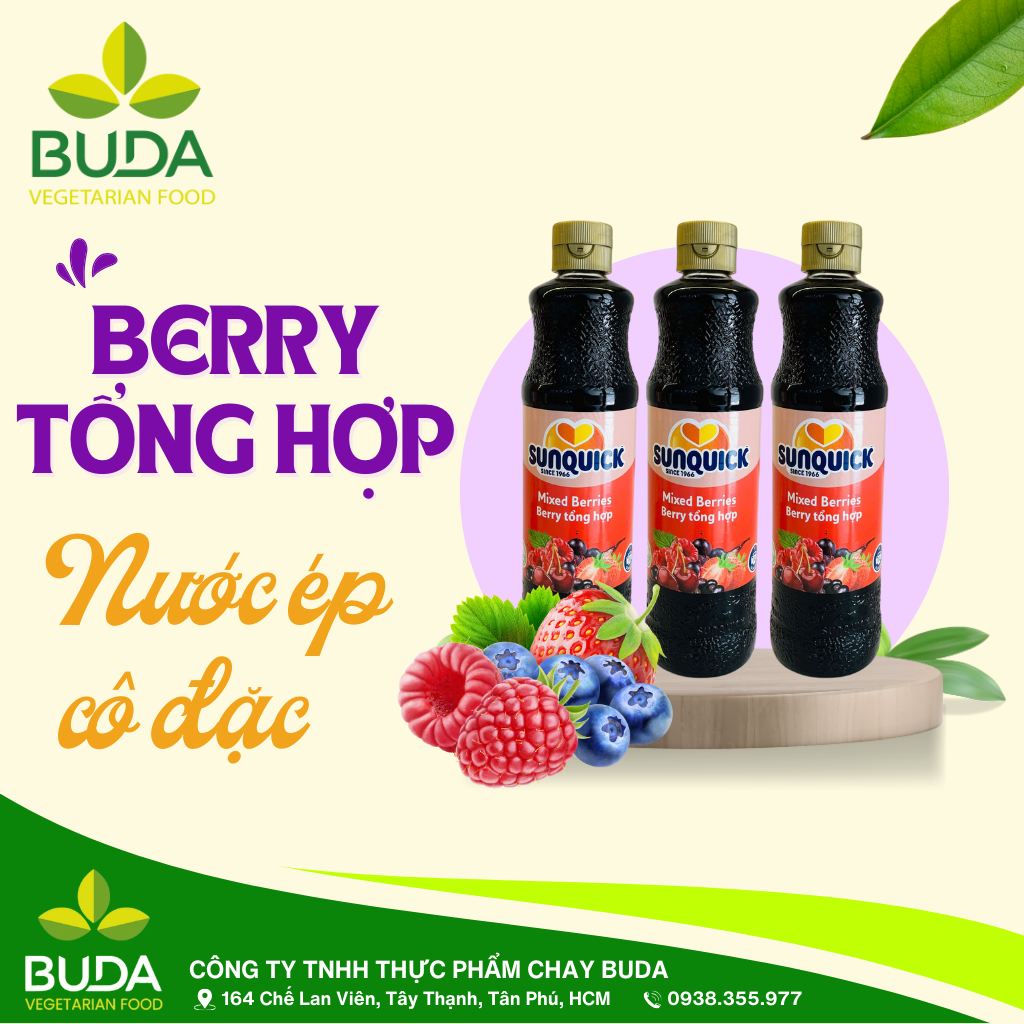 Nước Ép Berry Tổng Hợp - 700ml