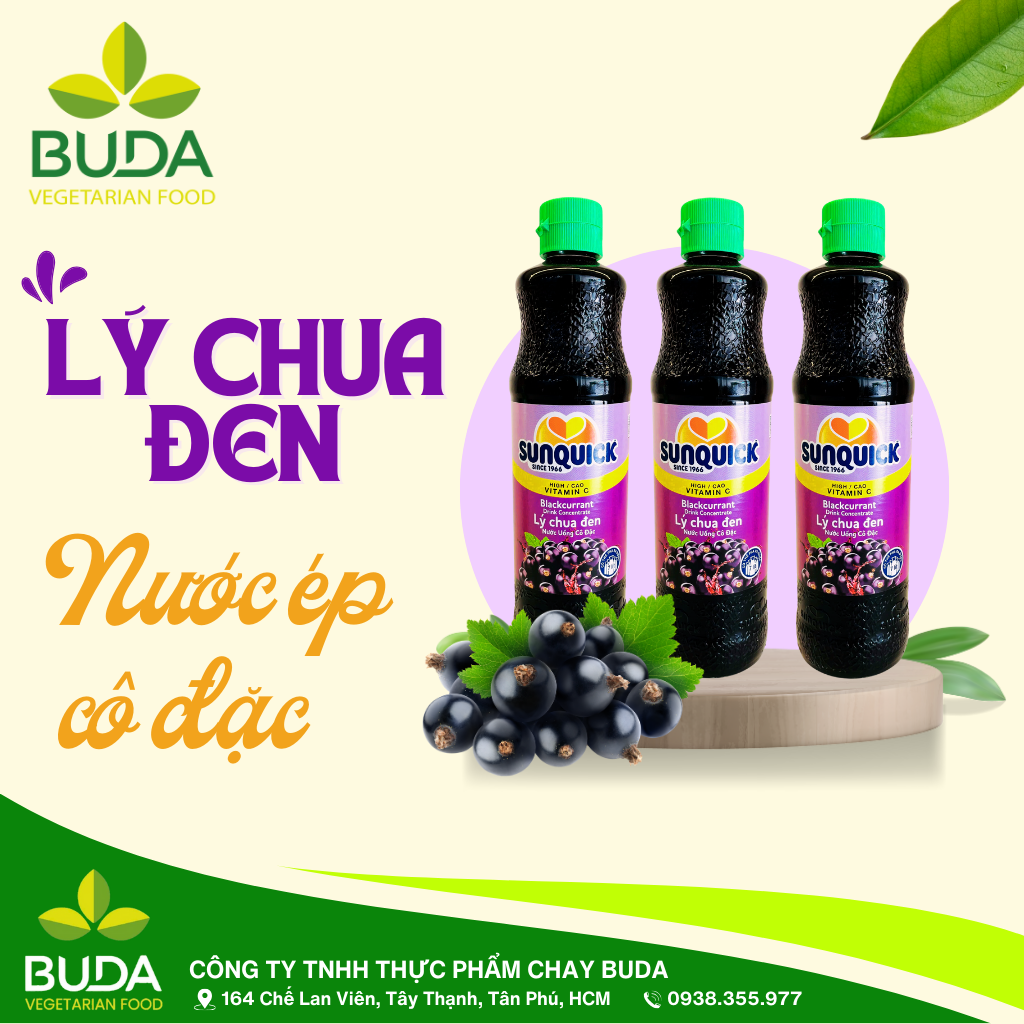 Nước Ép Lý Chua Đen - 700ml