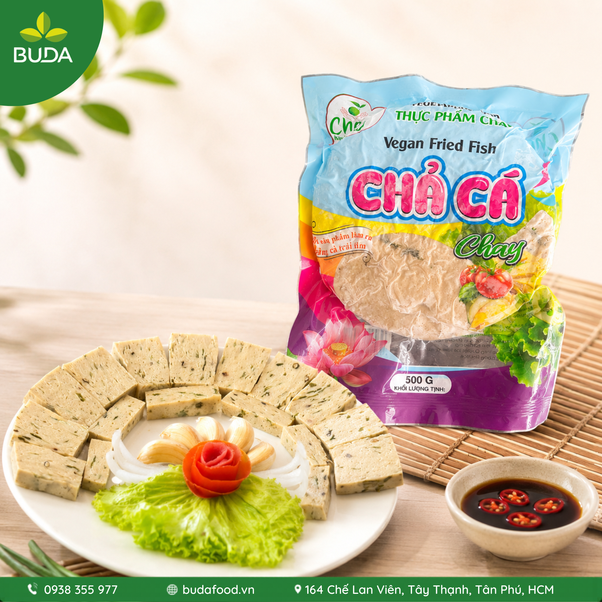 Chả cá chay Bình Dương 500g