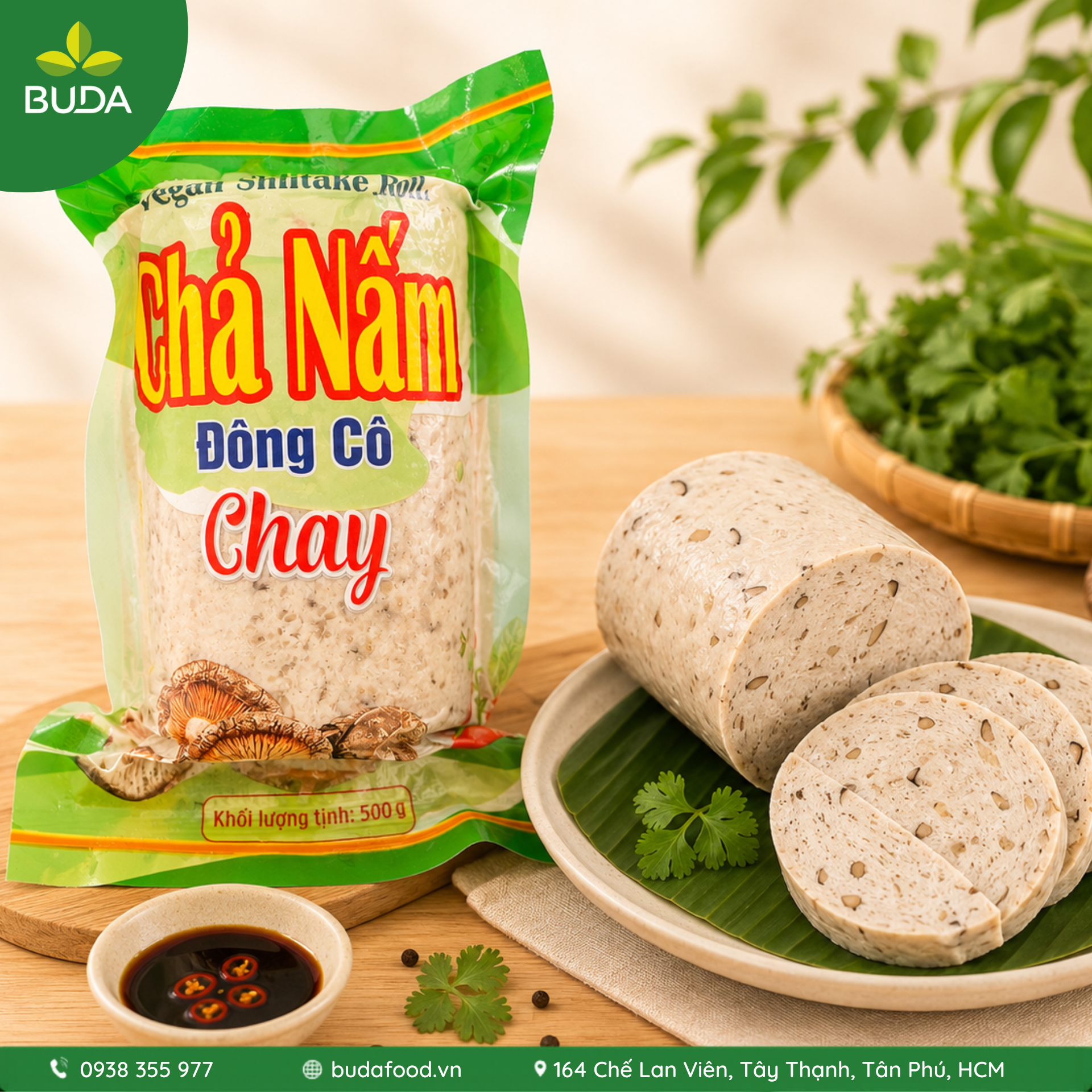 Chả nấm đông cô chay 500g