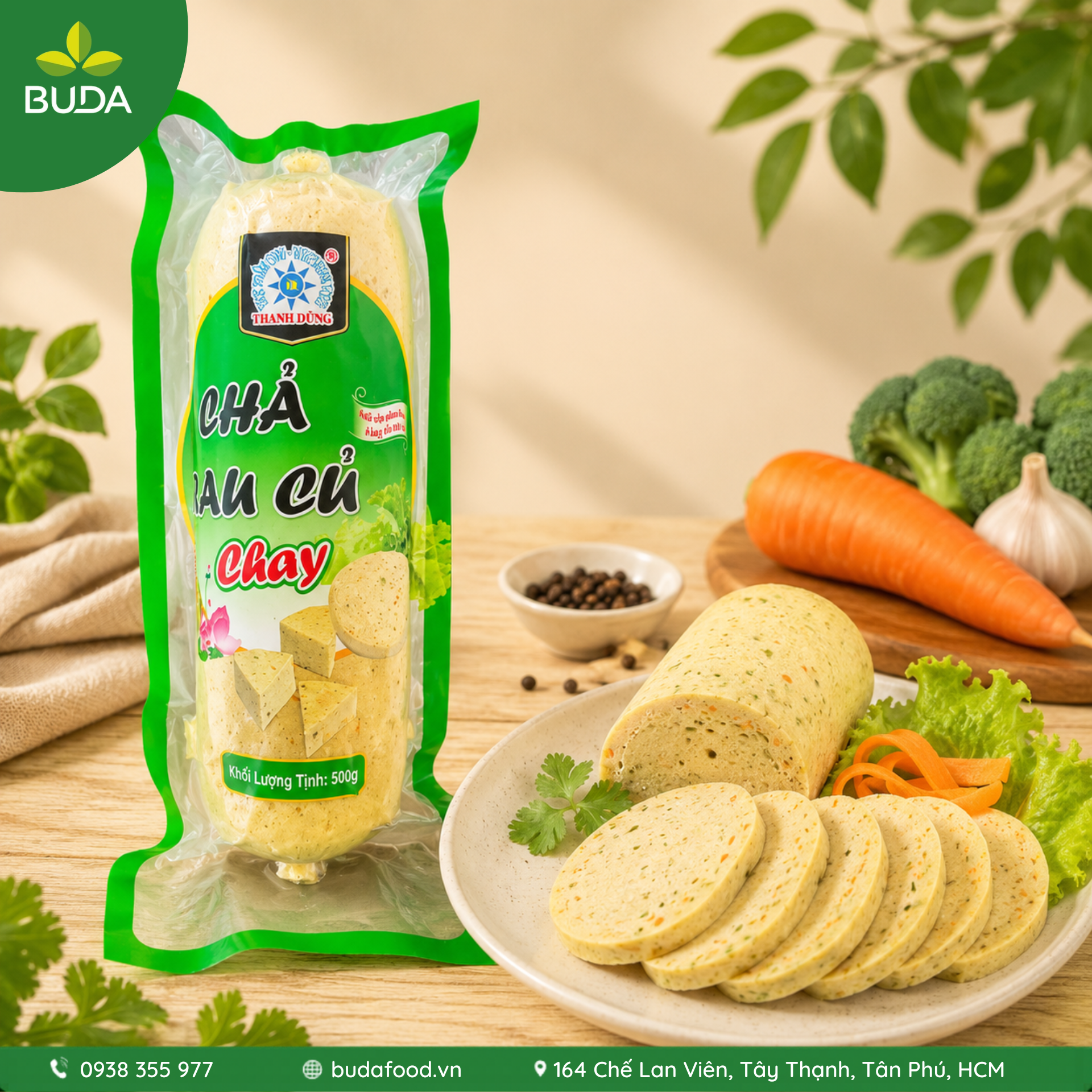 Chả rau củ chay 500g