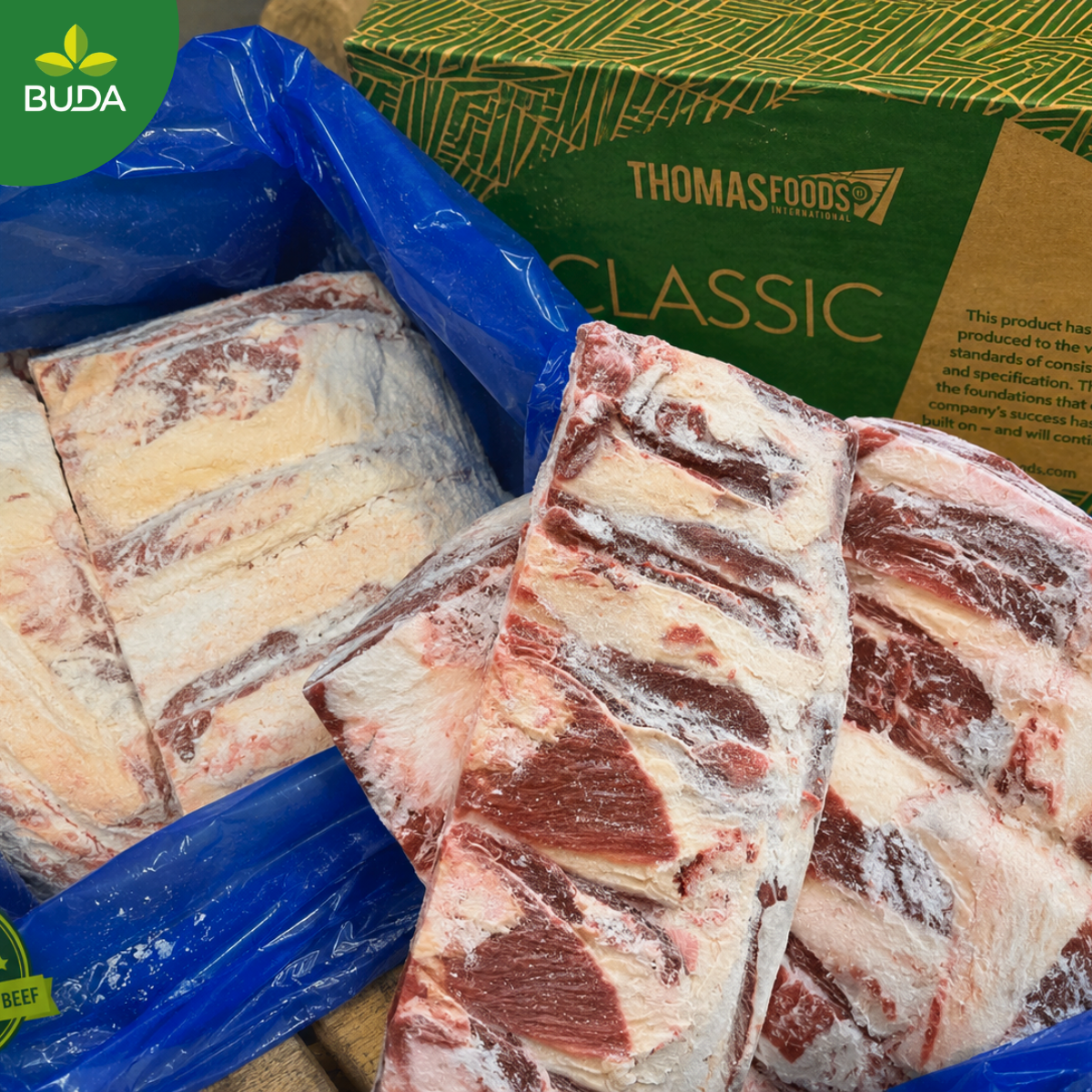 Sườn Bò ÚC hiệu THOMAS - 57k/kg (Bán theo thùng)