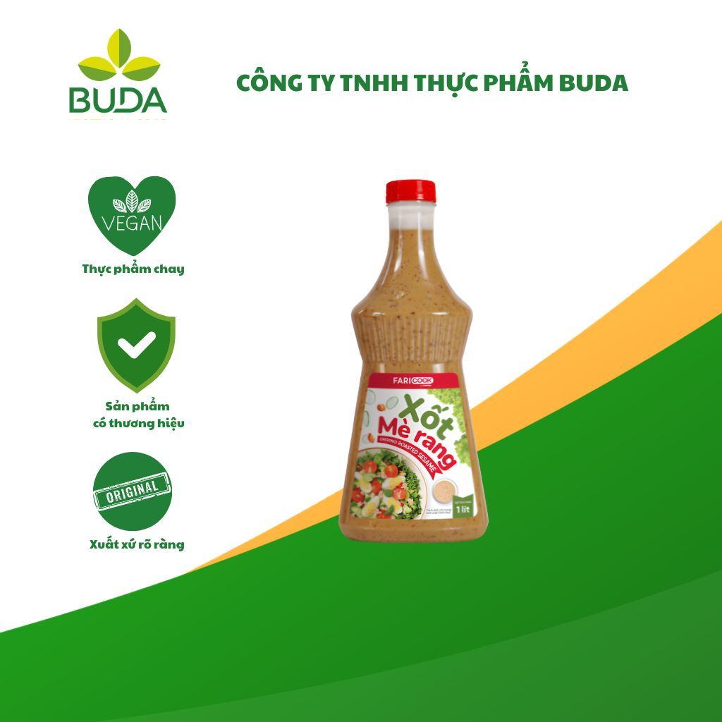 Sốt mè rang -  Chai 1 lit - hiệu Faricook