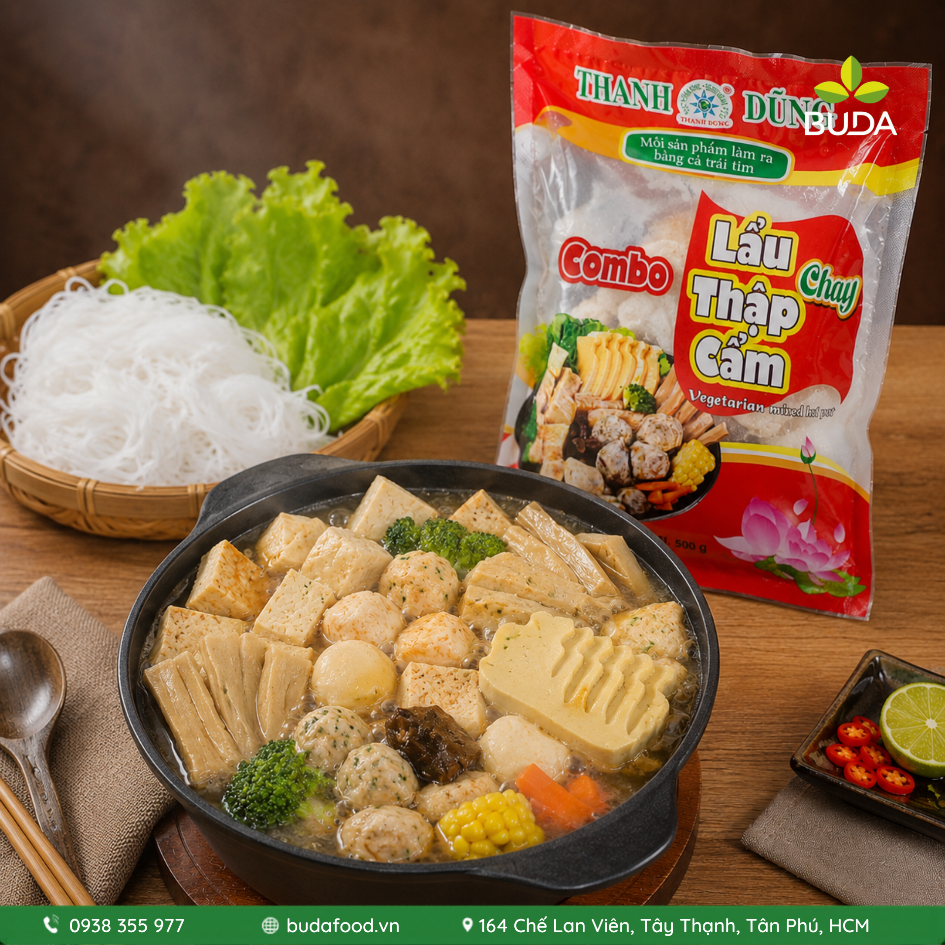 Combo Lẩu Thập Cẩm chay Thanh Dũng 500g