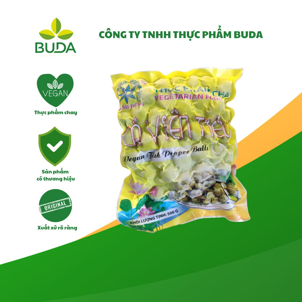 Cá viên tiêu chay 500g