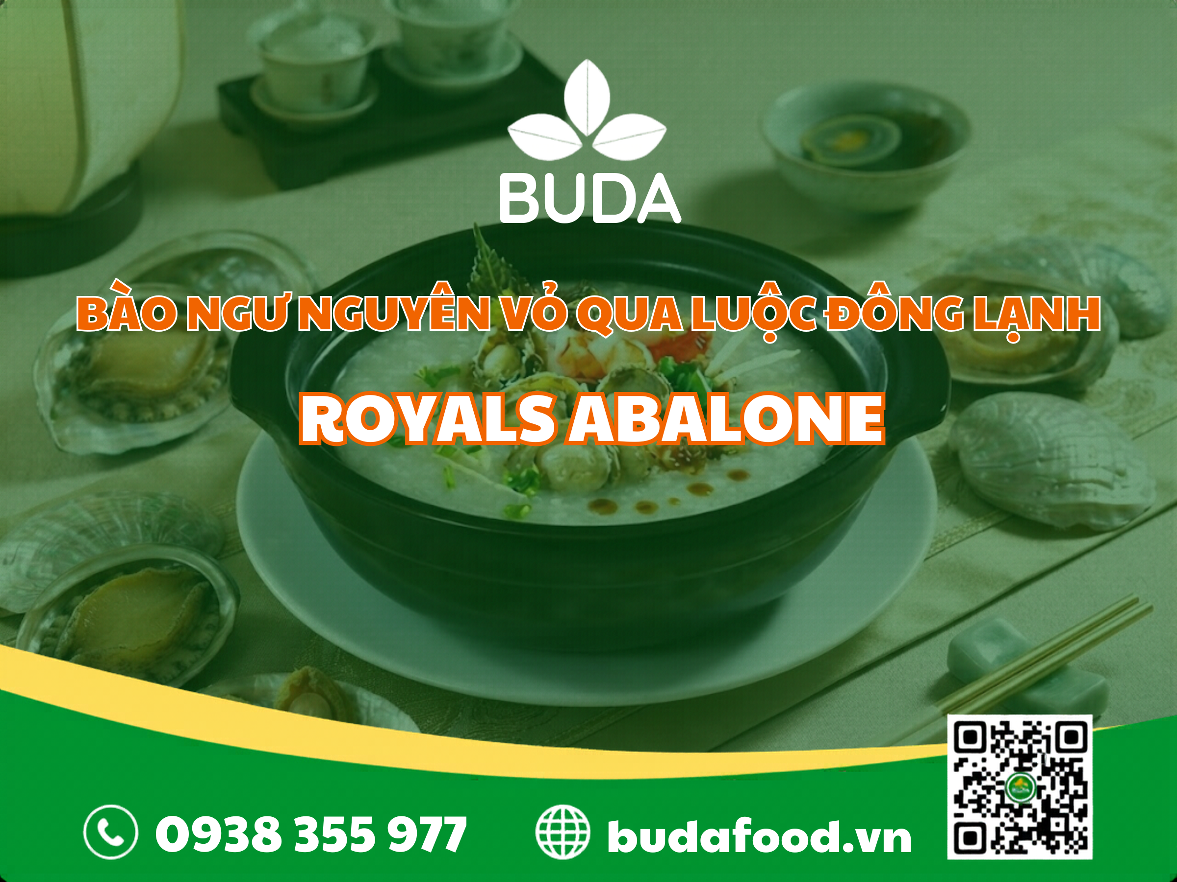 Bào ngư nguyên vỏ qua luộc đông lạnh Royals Abalone – Đủ size, giao toàn quốc